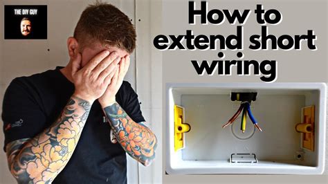 wire too short in junction box|electrical box wire extension.